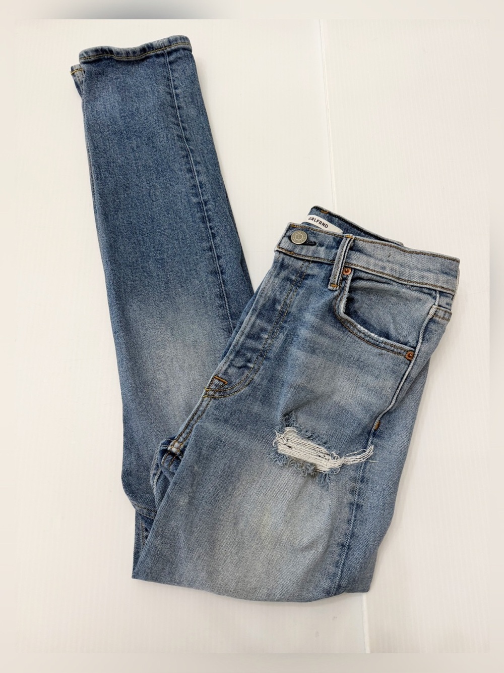 GRLFRND Distressed Karolina Skinny Jeans Color- Austin Size 26